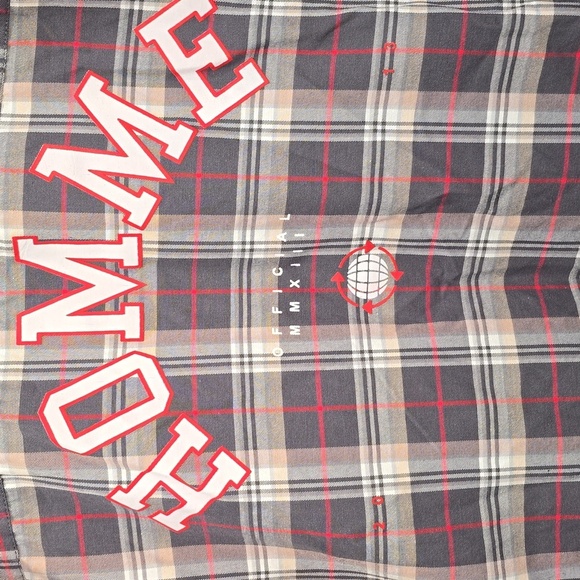 Boohoo Man Red Blue And White Plaid Men Size XL - Picture 9 of 11